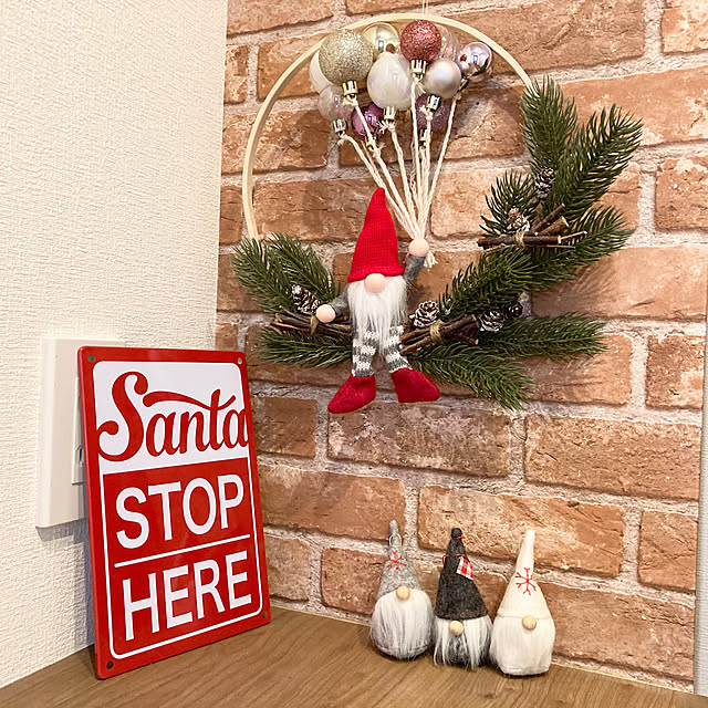 @Interesting productおもしろグッズ クリスマスフィルムバルーンサンタバルーンクリスマスChristmasダイソー100円ショップ