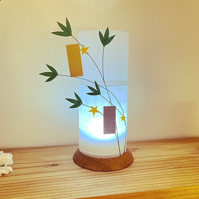 100均 七夕の商品を使ったおしゃれなインテリア実例RoomClip ルームクリップ