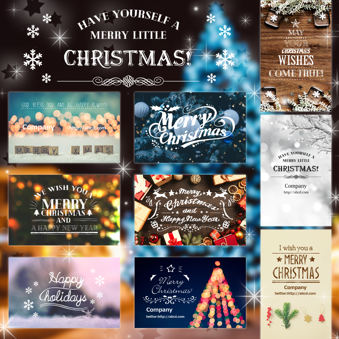 フラットなデザインのキャラクターとツリーのクリスマス カードイラスト素材透過、PNGフリー画像ダウンロード - Pngtree