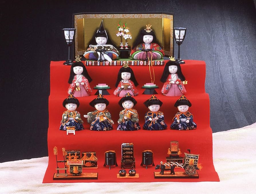 フリーイラスト三段のひな飾りでアハ体験GAHAG著作権フリー写真・イラスト素材集 - GAHAG著作権フリー写真・イラスト素材集