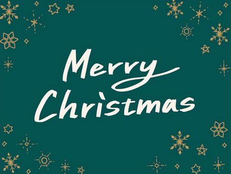 メリークリスマス手描きカード、イラストやエンブレム、レタリングデザインコレクションPremiumベクトル素材