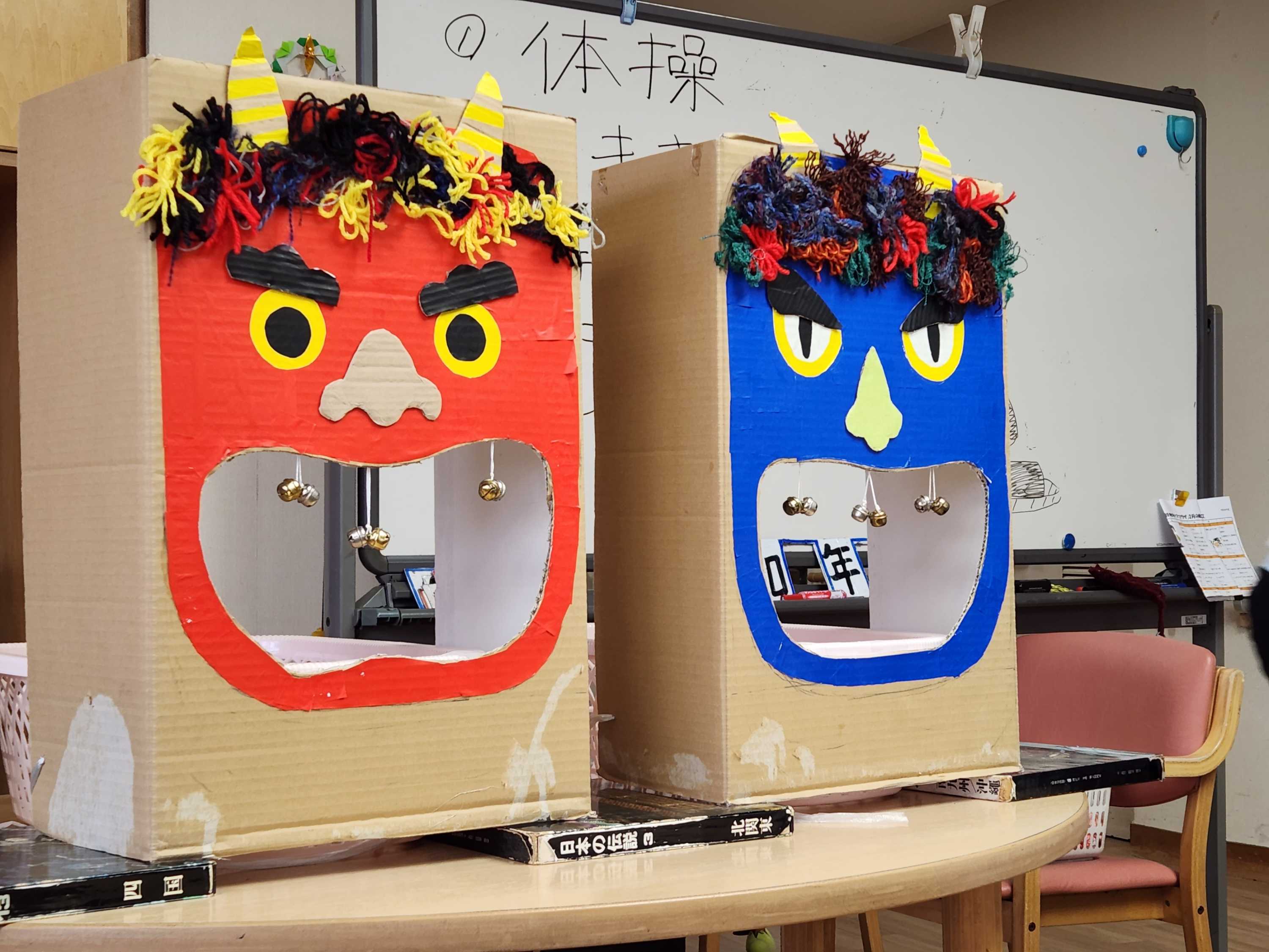 節分工作アイデア～段ボールで鬼を作ろうPORTA