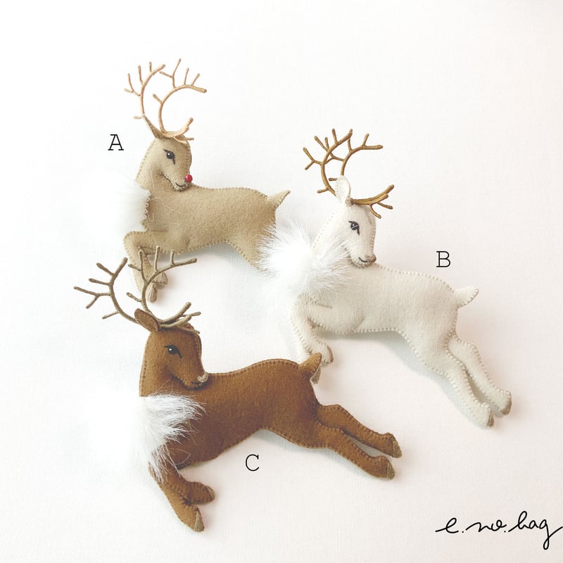 トナカイの制作キットクリスマス壁面飾り冬の製作１２月の壁面トナカイ製作