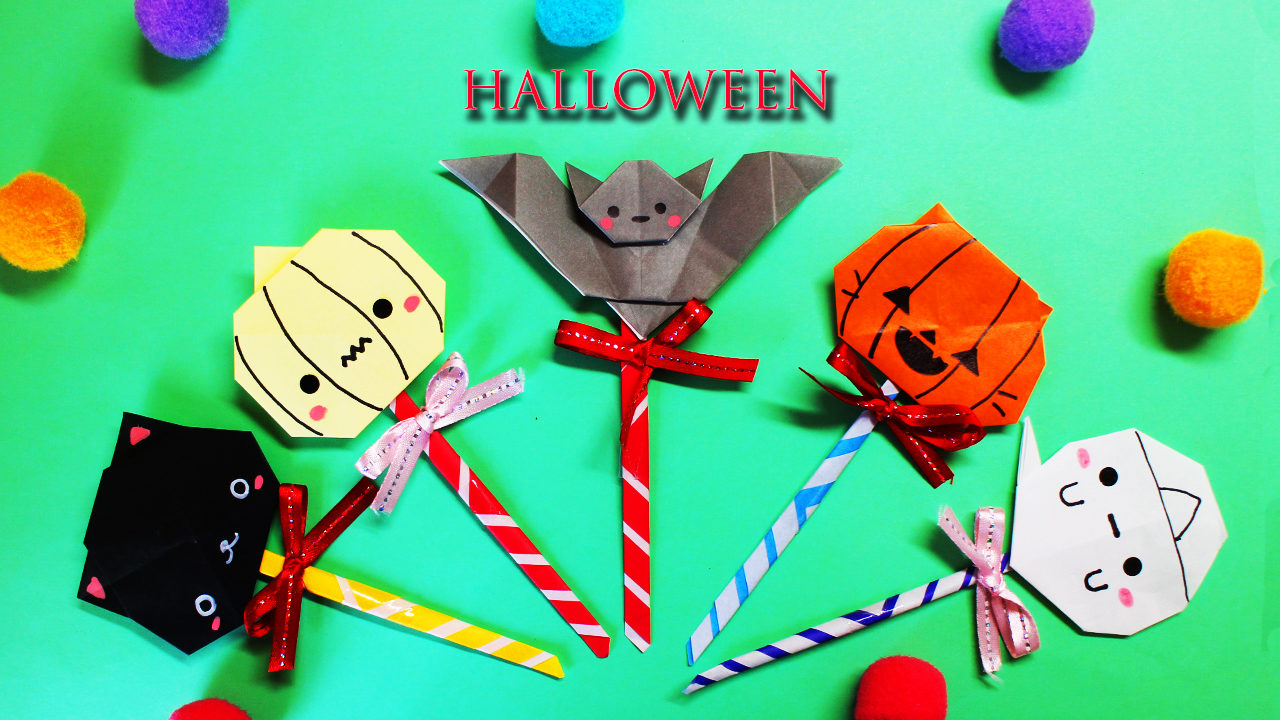 折り紙でハロウィンリースの折り方！子供も簡単飾りの作り方セツの折り紙処