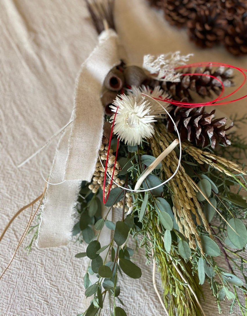 松のお正月スワッグ - はなどんやマガジン