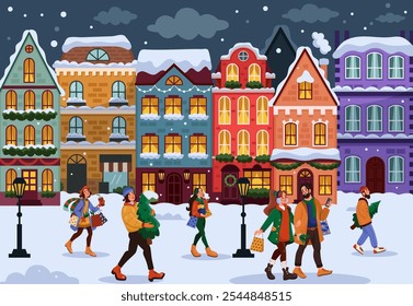 クリスマスの街並みの写真素材写真素材なら「写真AC」無料 フリー ダウンロードOK