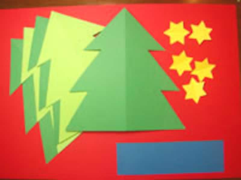 手作り クリスマスカード 作り方 簡単でおしゃれ♪ ◇DIY Christmas Card paper craft easy tutorial