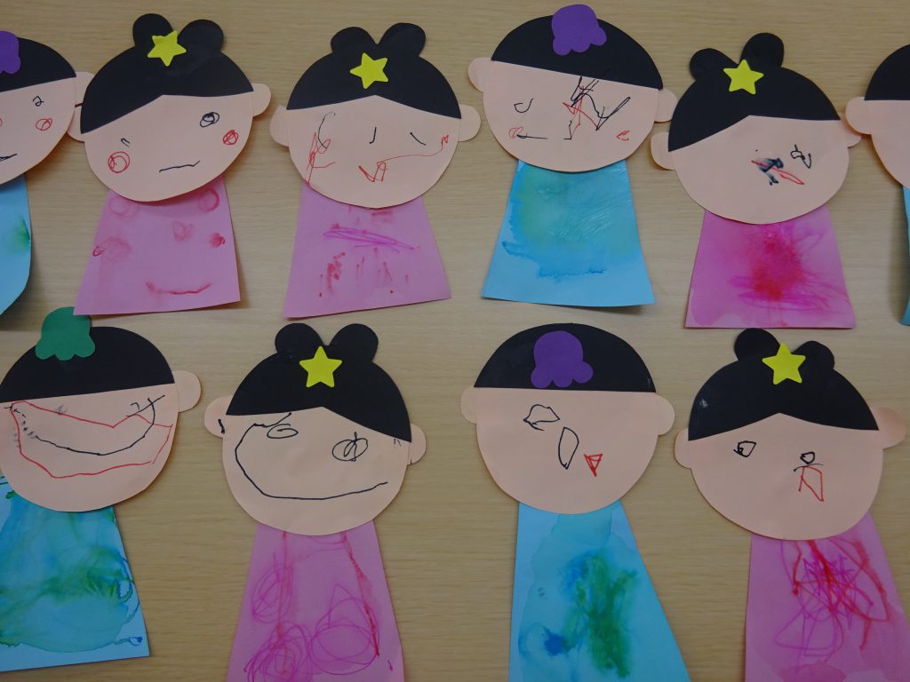 2歳児 七夕制作ぷらいむキッズひよし保育園