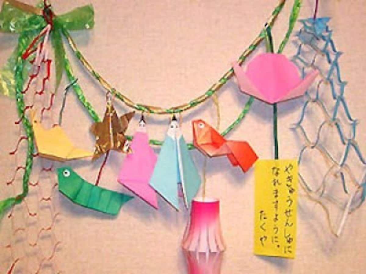 七夕飾り製作 大人TikTok