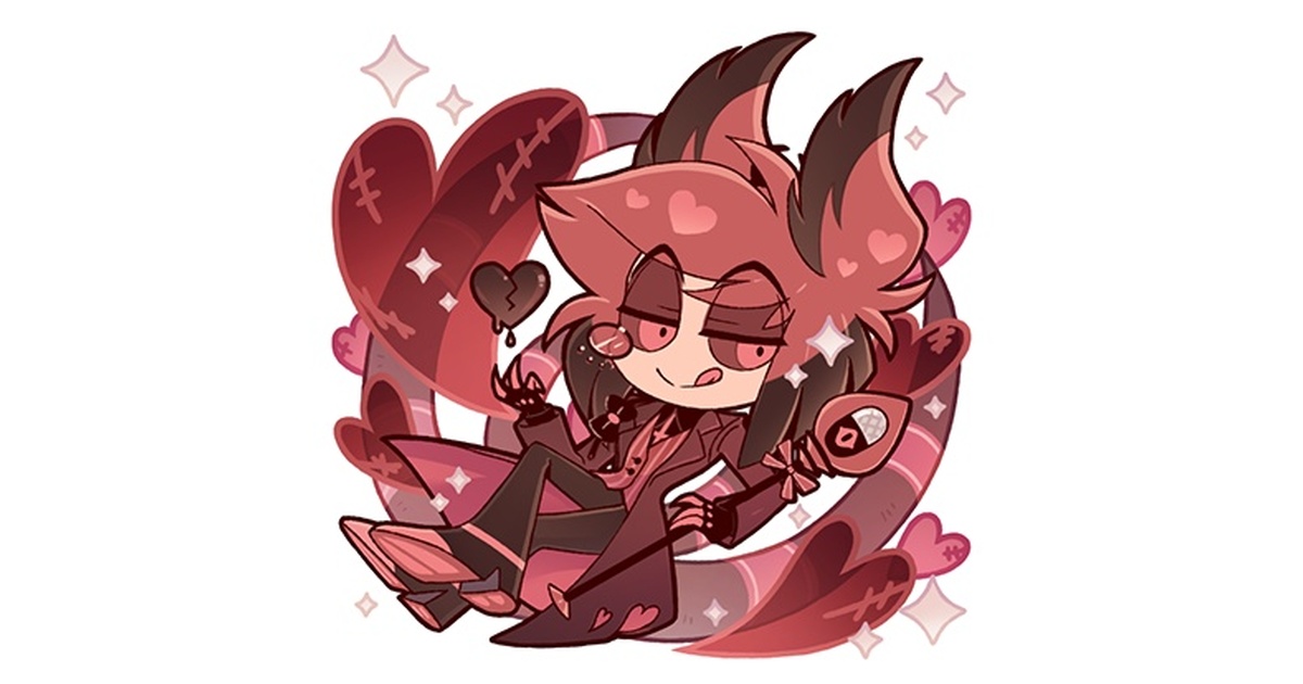 ハズビンホテル アラスター プレイマット バレンタイン Hazbin Hotel