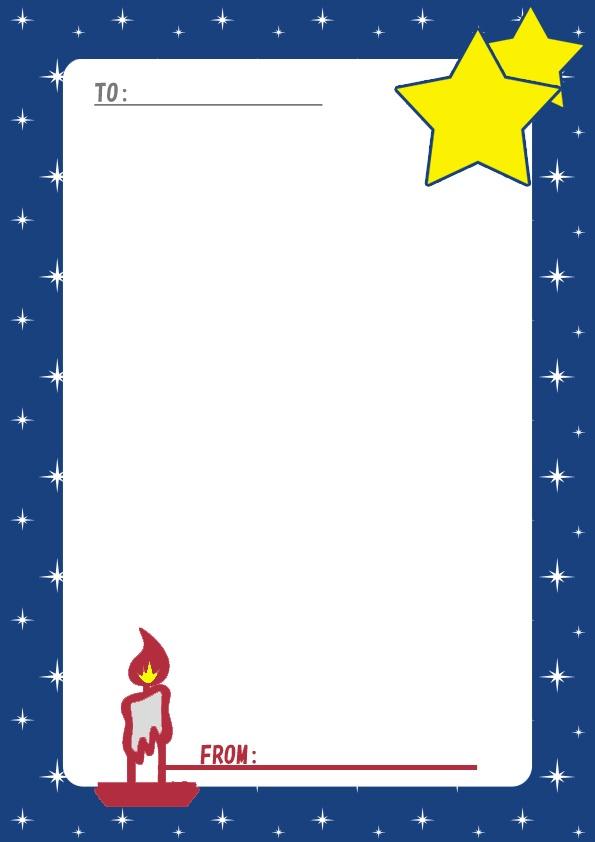 クリスマスフレーム縦シンプル：イラスト無料