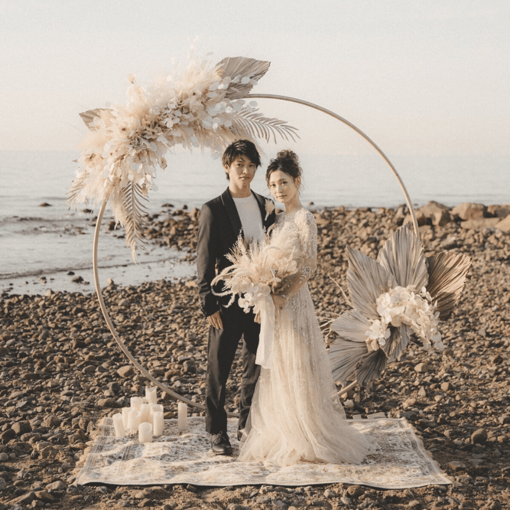 サムシングブルーのフラワーアーチが作れる手作りキット 花23点+葉っぱ14枚セット ウェディング 送別会 卒園式 ウェルカムボード ナベチン 通販17549601Creema クリーマ