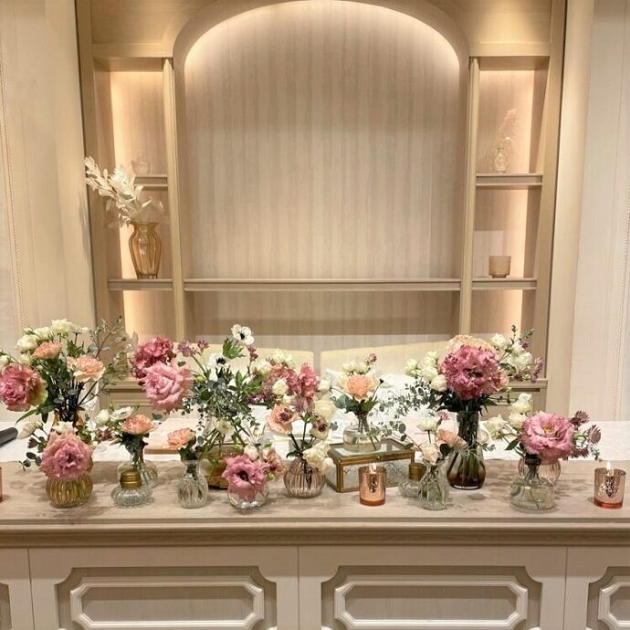 高砂 チュール メインテーブル オーガンジー 結婚式