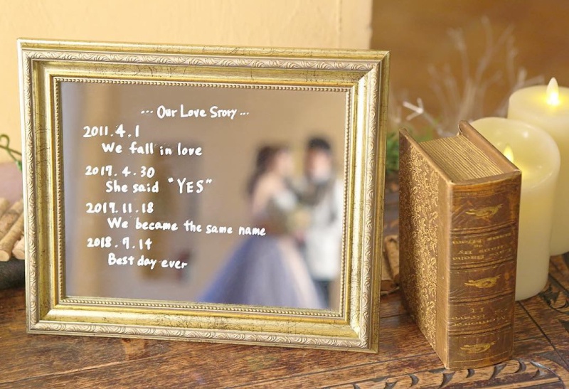 ラブストーリーボードを作ろう♪ – ペーパーアイテムラピスラズリ