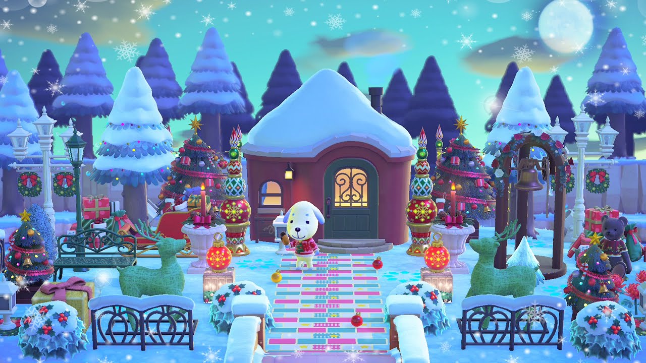 あつ森 クリスマス家具でかわいい部屋作り オーナメントの集め方 レイアウトあつまれどうぶつの森