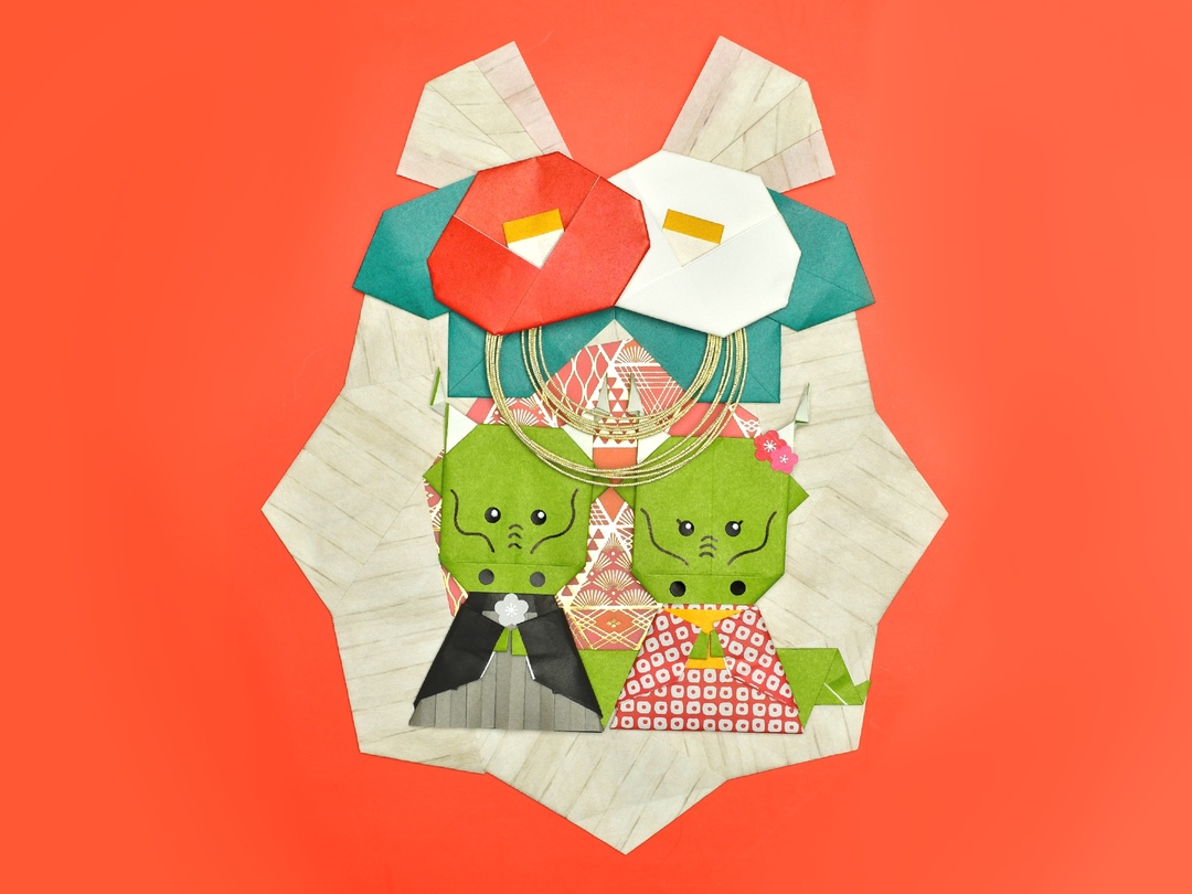 お正月 おりがみ 折り紙 初日の出 門松 辰 リース 壁掛け 壁飾り 壁面飾りEinkaufen bei Mercari in Japan!Buyee