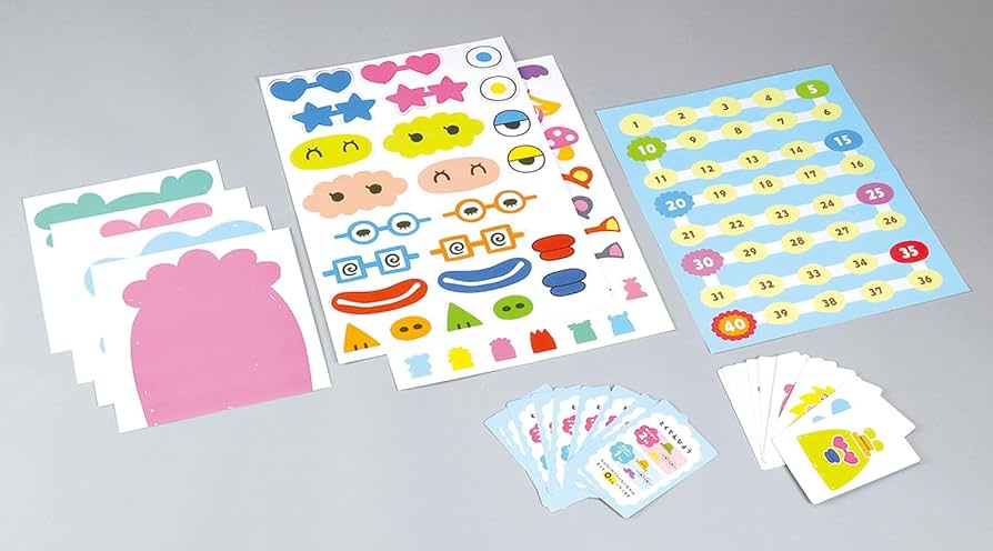 ダルマ福笑いA3コンテンツ素材生活・便利 素材年賀状・無料ダウンロード年賀状ならブラザ