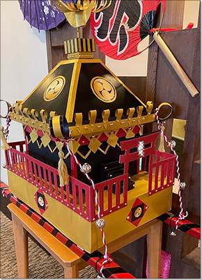 手作り神輿を製作しました社会福祉法人 庄和和合会