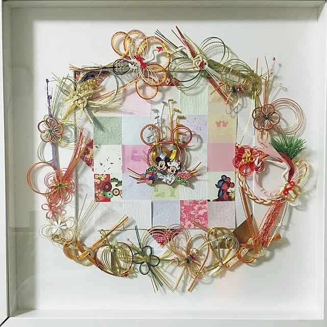 13 💐 100均DIY ≫ ご祝儀袋リメイク！『水引リースつくってみた』編