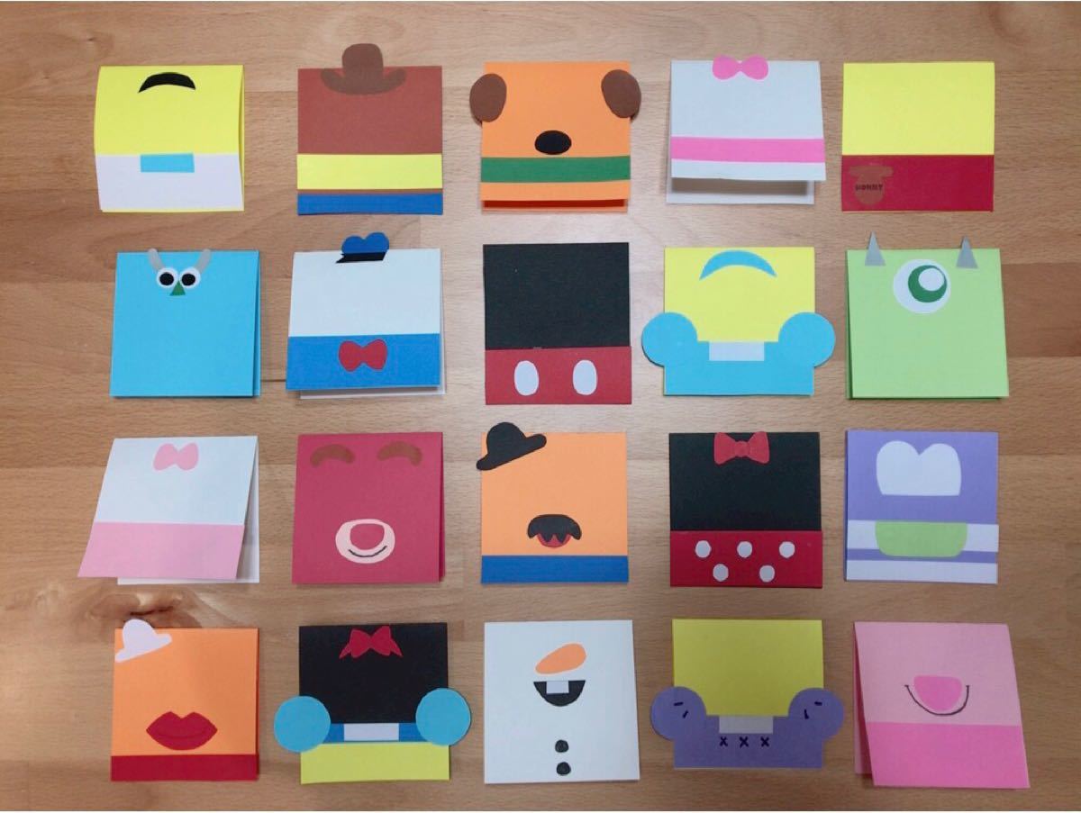 ちょっと大きめなメッセージカード💭 ミニーちゃんメッセージカード ディズニーメッセージカード ミニーちゃんメッセージカード 手作りメッセージカード