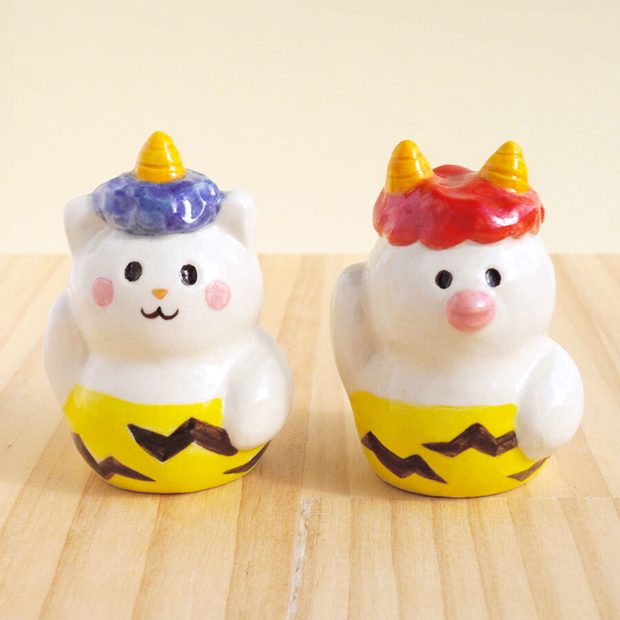 正絹節分飾り 福配る鬼ーお豆枡付き 季節の飾り 立体押し絵 縮緬細工 コンパクト 柊鰯 縁起物 豆まき 鬼iichi日々の暮らしを心地よくするハンドメイドやアンティークのマーケットプレイス