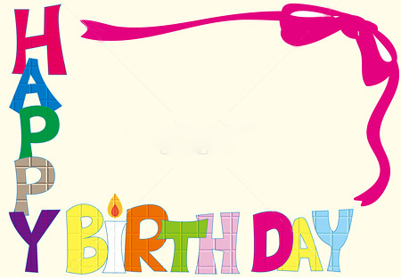 リース、北欧風のおしゃれなバースデーメッセージカードの無料誕生日カードテンプレート 22729 - デザインAC