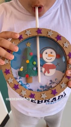 クリスマス製作 サンタクロースのじゃばら飾り