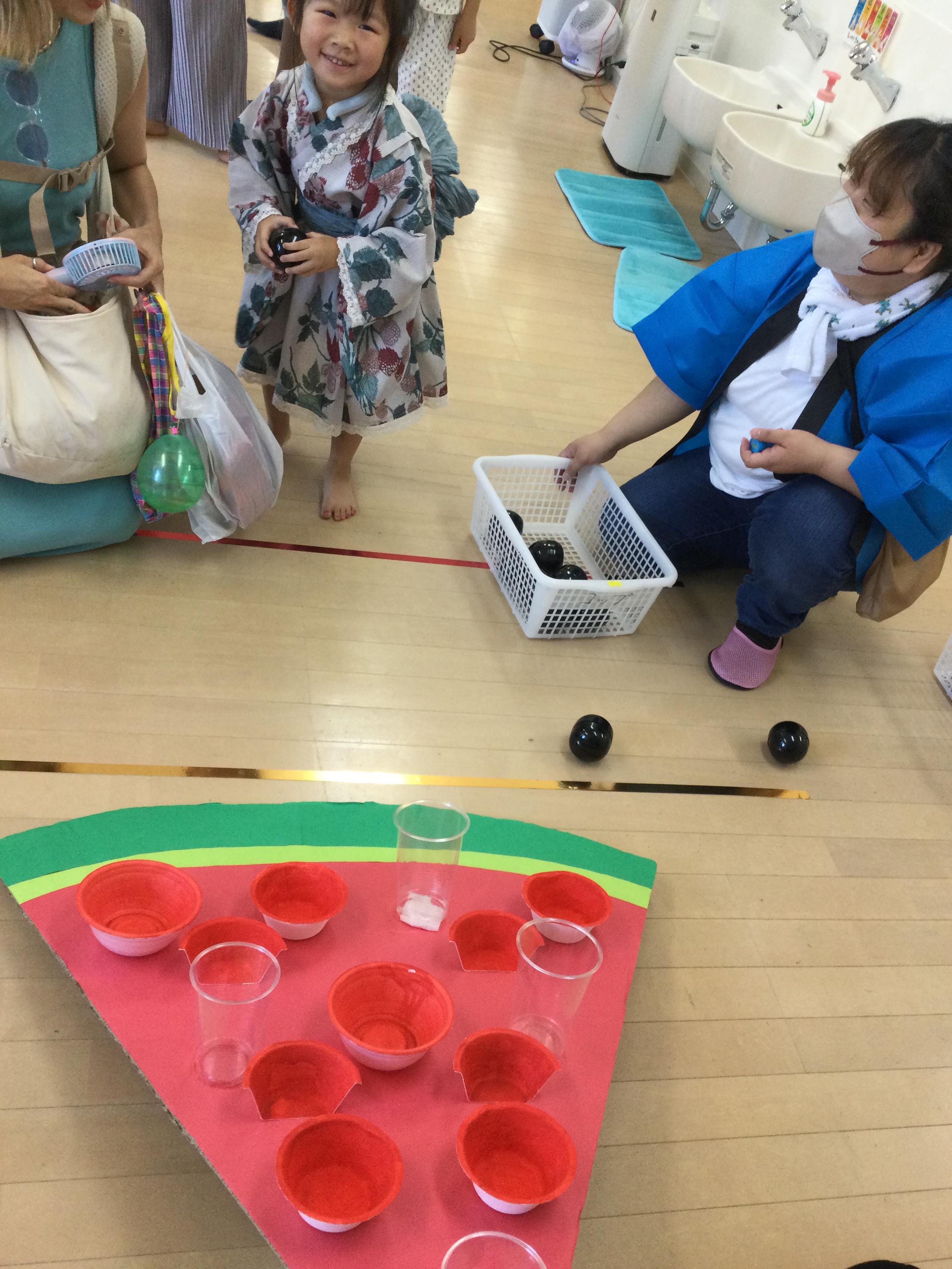 太山寺児童館最新情報: 8月25日 土 じどうかんこども夏祭りを行いました