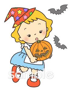 ハロウィン コスプレ パーティーのセットかわいい女の子によってベクトルのイラスト素材・ベクター Image 41992864