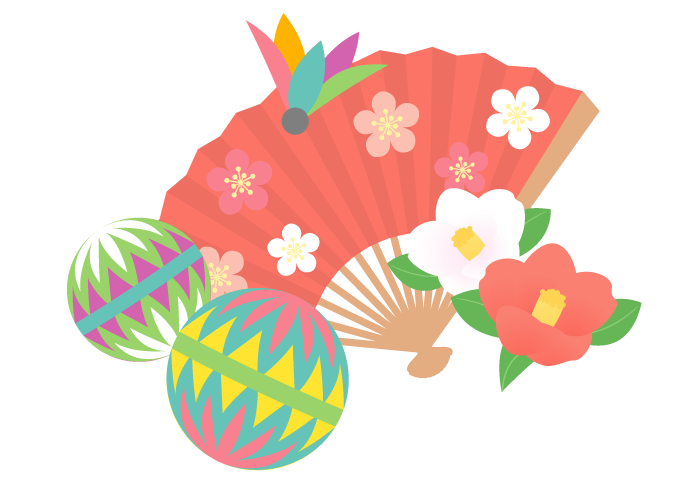 年賀状など お正月用にも使える 可愛くてお洒落な和風のアクセサリーアイコンです イラスト素材6481287- フォトライブラリ