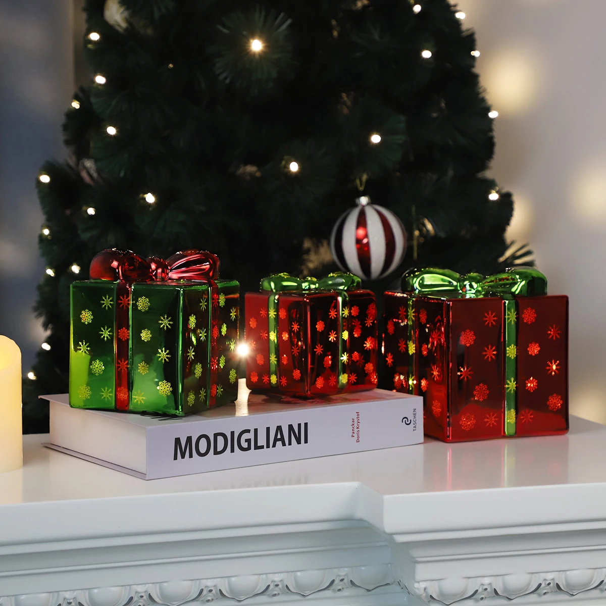 ☆箱付き☆ニューヨーク☆クリスマス☆オーナメント☆ Amazon.co.jp: クリスマス飾りセット