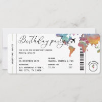 誕生日の招待状のテンプレートを手書きスタイル無料ベクトル素材