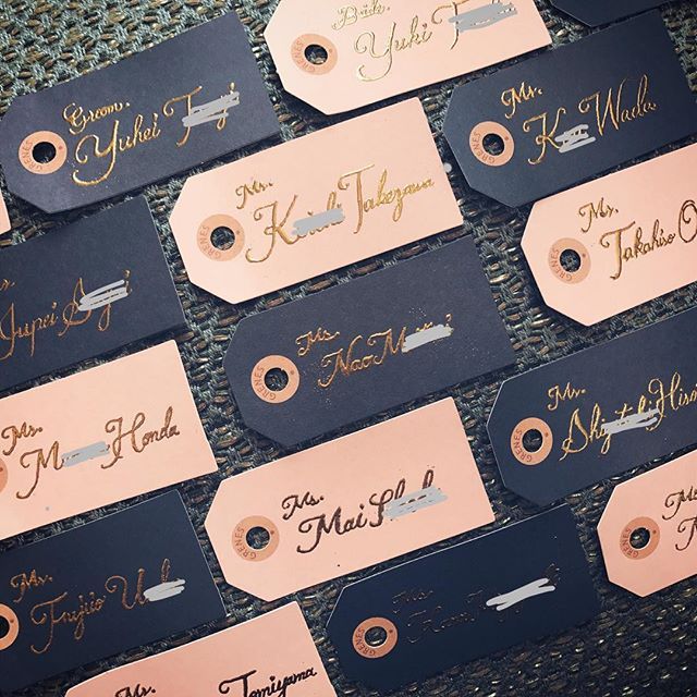 席札 手書き 綺麗に書くTikTok