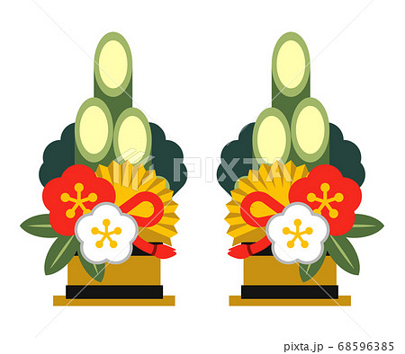 お正月飾りのフリーイラスト – EVENTs Design