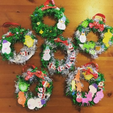 クリスマスリースの製作！年長 5歳児 向けの簡単な作り方5選かんたん工作・折り紙☆選り好み