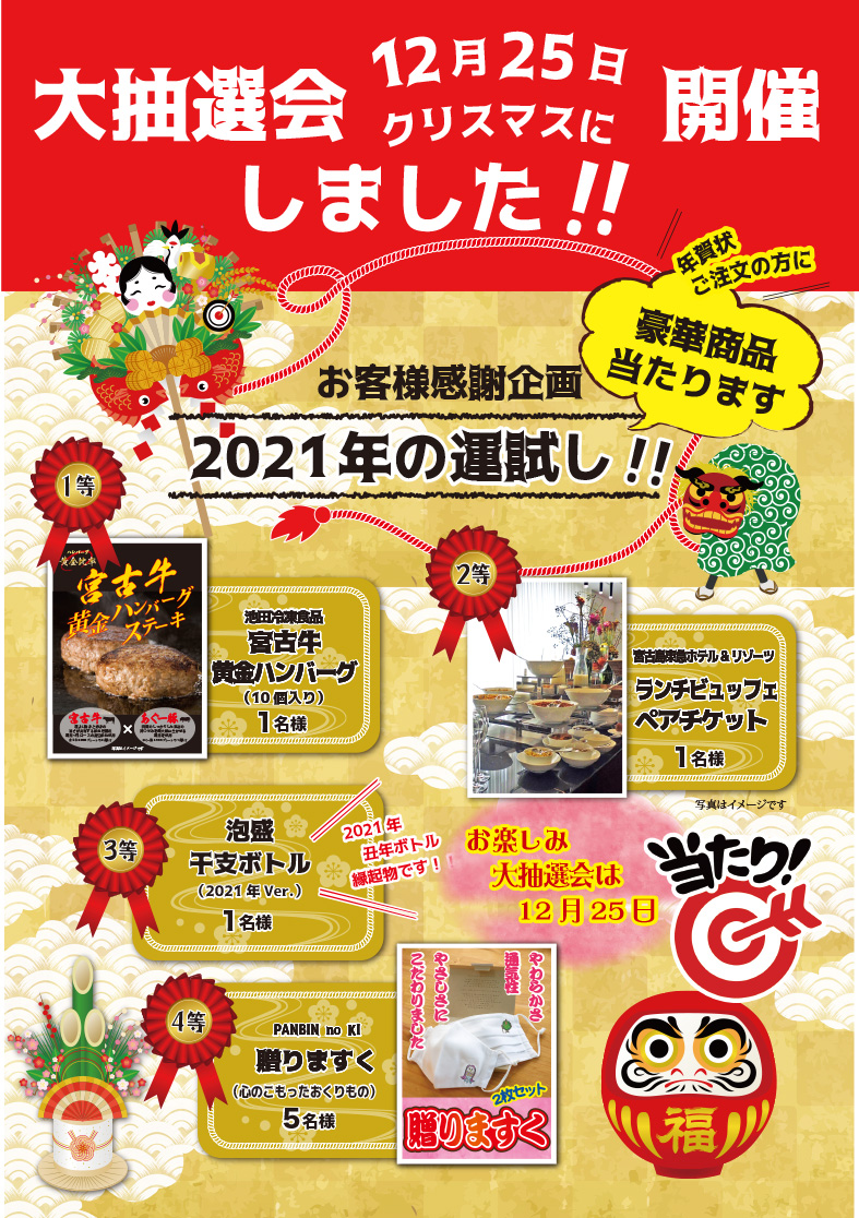 桜台商店会 年末大抽選会2021 – 桜台商店会横浜市青葉区
