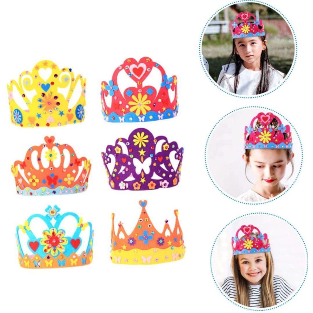 ミニ ベビークラウン 淡ゴールド×ホワイト パール 刺繍リボン バースデークラウン、ひな祭り、100日、ハーフバースデー 、誕生日、王冠、1歳、ピンク、花、かわいい、女の子、ニューボーンフォトakichan365