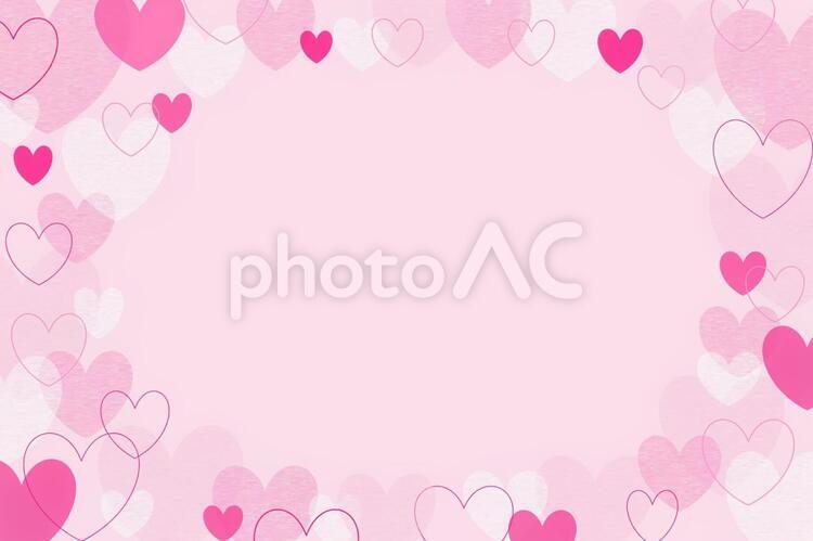 かわいいハートフレームバレンタインデー素敵なカードデザインイラスト素材透過、PNGフリー画像ダウンロード - Pngtree