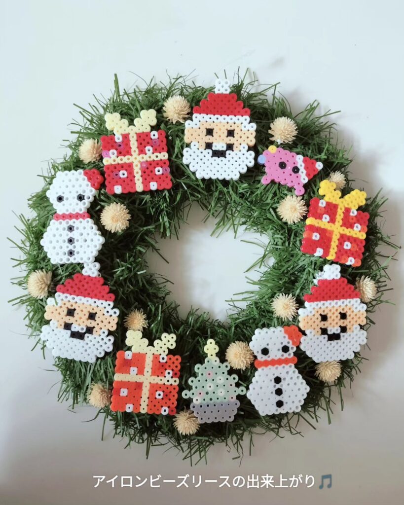 アイロンビーズ 立体クリスマスツリー - MI-YU☆のアイロンビーズアトリエ～perlerbeads design～