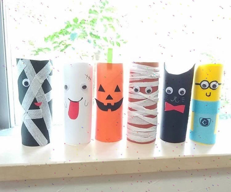 トイレットペーパーの芯」で工作親子で楽しめるハロウィン射的の作り方ARCH DAYS