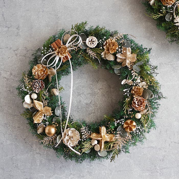 手作りできる！簡単クリスマスリースの作り方とおすすめのおしゃれなクリスマススワッグminneとものづくりと