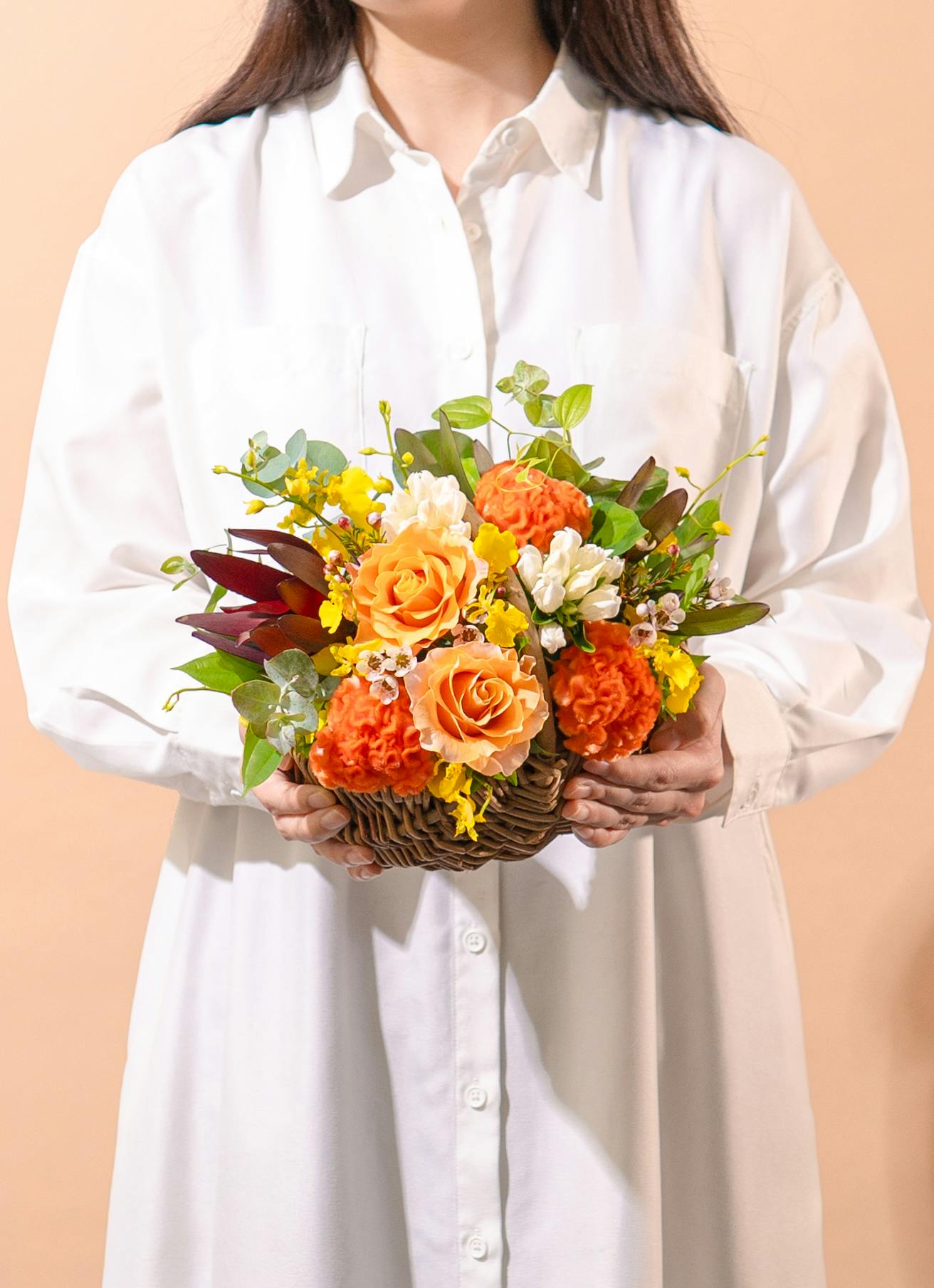 生花敬老の日 ブーケ・花束 3000円サイズ送料箱代込ブーケ elämä ＋ F 通販 14515205Creema クリーマ