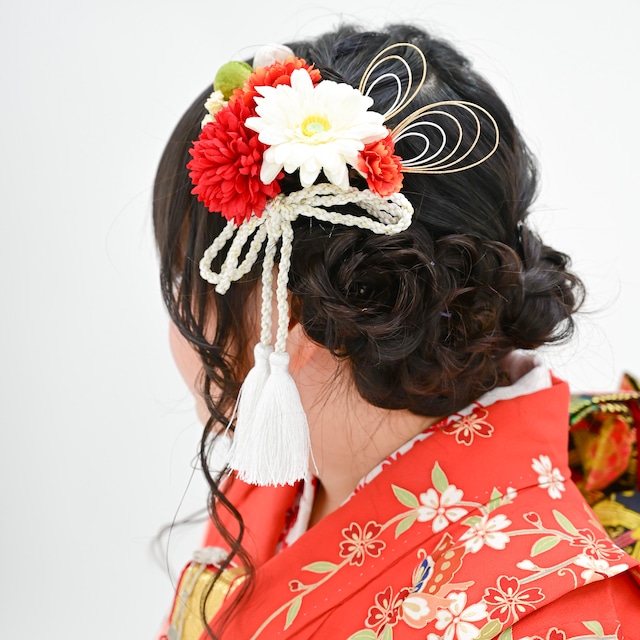 楽天市場20％OFF！12 4 20:00 - 12 11 1:59迄 七五三 髪飾り 結び方手引き書付 最高級 正絹本絞りかのこ手絡 てがら七五三三歳・七歳成人式日本髪髪飾りかんざし 正絹 日本製 結綿 割れしのぶ 舞妓さん：かんざし 小間物おはりばこ