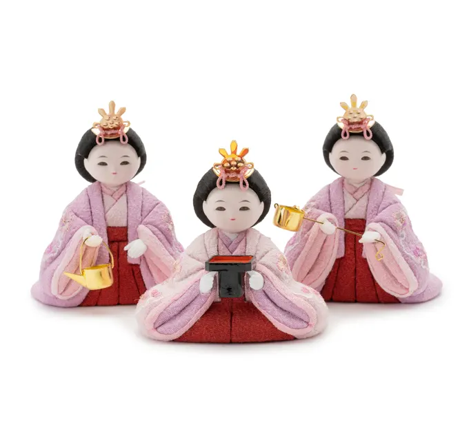 雛人形の三人官女 - 一般社団法人 日本人形協会