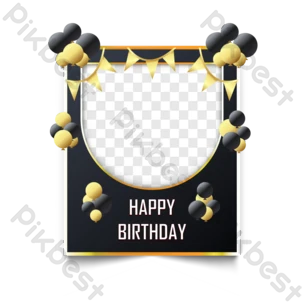 誕生日 枠 フレーム 素材イラスト・フリー素材なら「シンテリ」