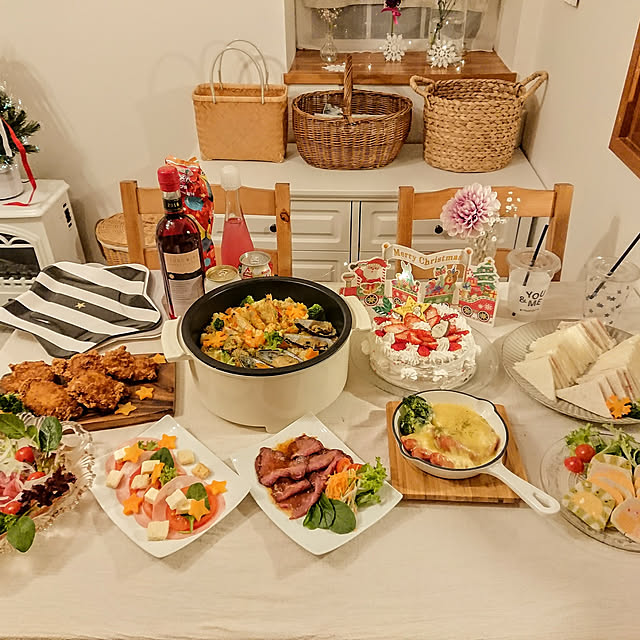 クリスマス・イヴの晩ご飯: ぷくぷくぷぅのお料理日記