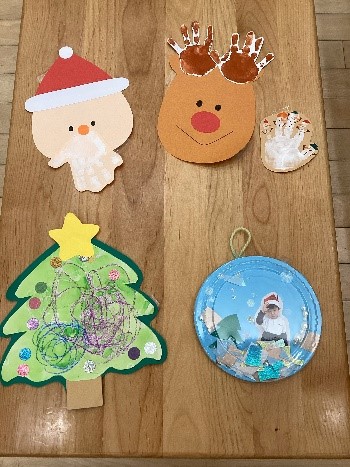 乳児クラスのクリスマス製作? – 箱舟保育園 社会福祉法人 東海福祉会