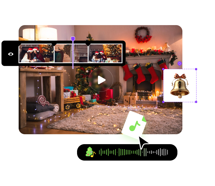 クリスマスツリーのイメージ動画の動画無料の動画素材サイト「動画AC」