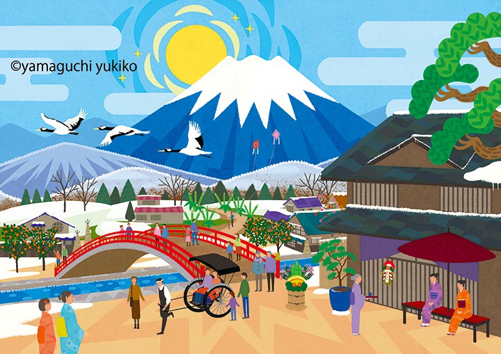 レゴ・お正月 初日の出の記念撮影Brickanywhere