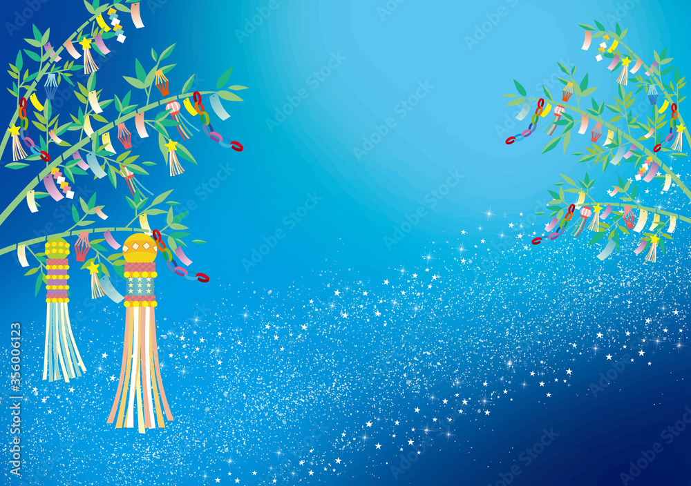 七夕のフレーム枠の無料イラスト – かわいいフリー素材屋「いらすと係」